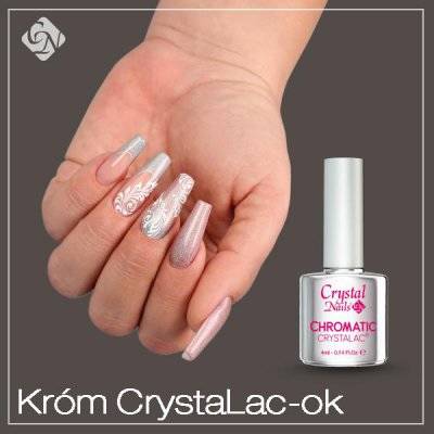 Crystal nails chrome crystalac
