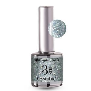 Crystal Nails 3 Step CrystaLac - 3S115 Szikrázó Ezüst 8ml Géllakk