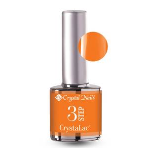 Crystal Nails 3 Step CrystaLac - 3S129 Lédús Narancs 8ml Géllakk