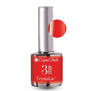Crystal Nails 3 Step CrystaLac - 3S130 Eleven Piros 8ml Géllakk