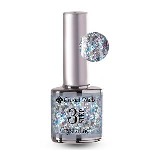 Crystal Nails 3 Step CrystaLac - 3S145 Glitter Turquoise 8ml Géllakk