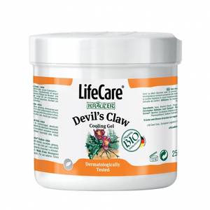 Life Care Kräuter® ördögcsáklya hűsítő gél BIO gyógynövényekkel - csökkenti a gyulladásokat 250ml 