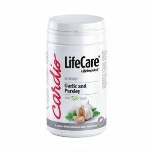 Life Care Life Impulse® Garlic And Parsley Kapszula - Csökkenti A Vérnyomást És A Koleszterint 30db egészségmegőrző 