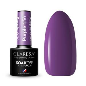 Claresa Purple - 636 Géllakk 5ml