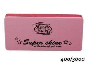 Aphro Super Shiner Tömb (Szuper Fény Körömpolírozó) Pink 