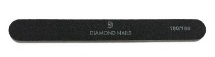Diamond Nails Egyenes Fekete 100/100 Körömreszelő 0