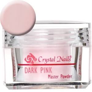 Crystal Nails Master Powder Dark Pink 17g Építő Porcelánpor