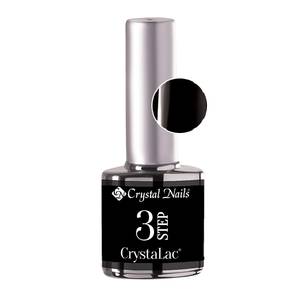 Crystal Nails 3 Step Dekor CrystaLac - GL55 Fekete 8ml Géllakk 0