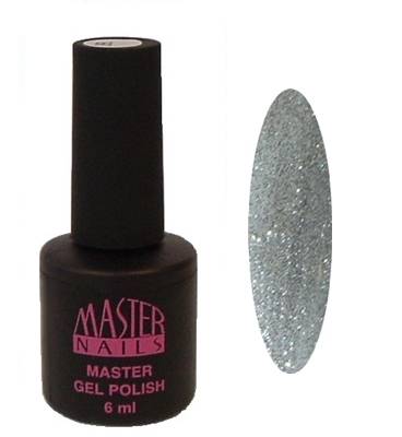 Master Nails MN 6 ml Gel Polish: 30 - Metál Ezüst gél lakk 0