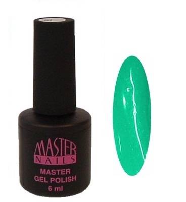 Master Nails MN 6 ml Gel Polish: 59 - Karibi zöld gél lakk 0