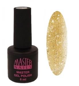 Master Nails MN 6ml Gel Polish: 142 - Arany Glitter gél lakk 0