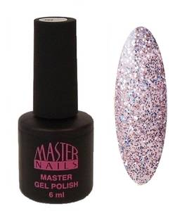 Master Nails MN 6ml Gel Polish: 144 - Pink Multi Glitter gél lakk